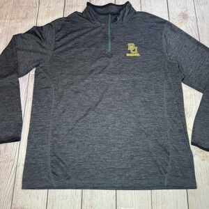 Colosseum‎ Baylor Bears 1/4 Zip Pullover Men's L Gray Long Sleeve Athletic